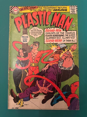 Plastic Man #1, DC 1966, 1st app. Silver Age Plastic Man