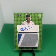 AKHIL NIMMALA 2023 LEAF PERFECT GAME RC 1st PROSPECT PATCH AUTO #2/10 RPA