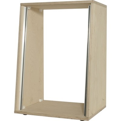 MUSIC STORE Studiorack 12HE, Birke MP Bausatz, Lackiert, 7° Schräg, Studio Rack
