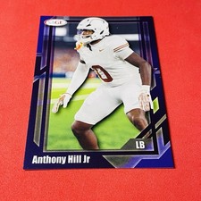 Anthony Hill Jr .. ROOKIE PURPLE .. Longhorns / Titans .. 2026 Sage Card 161. rookie card picture