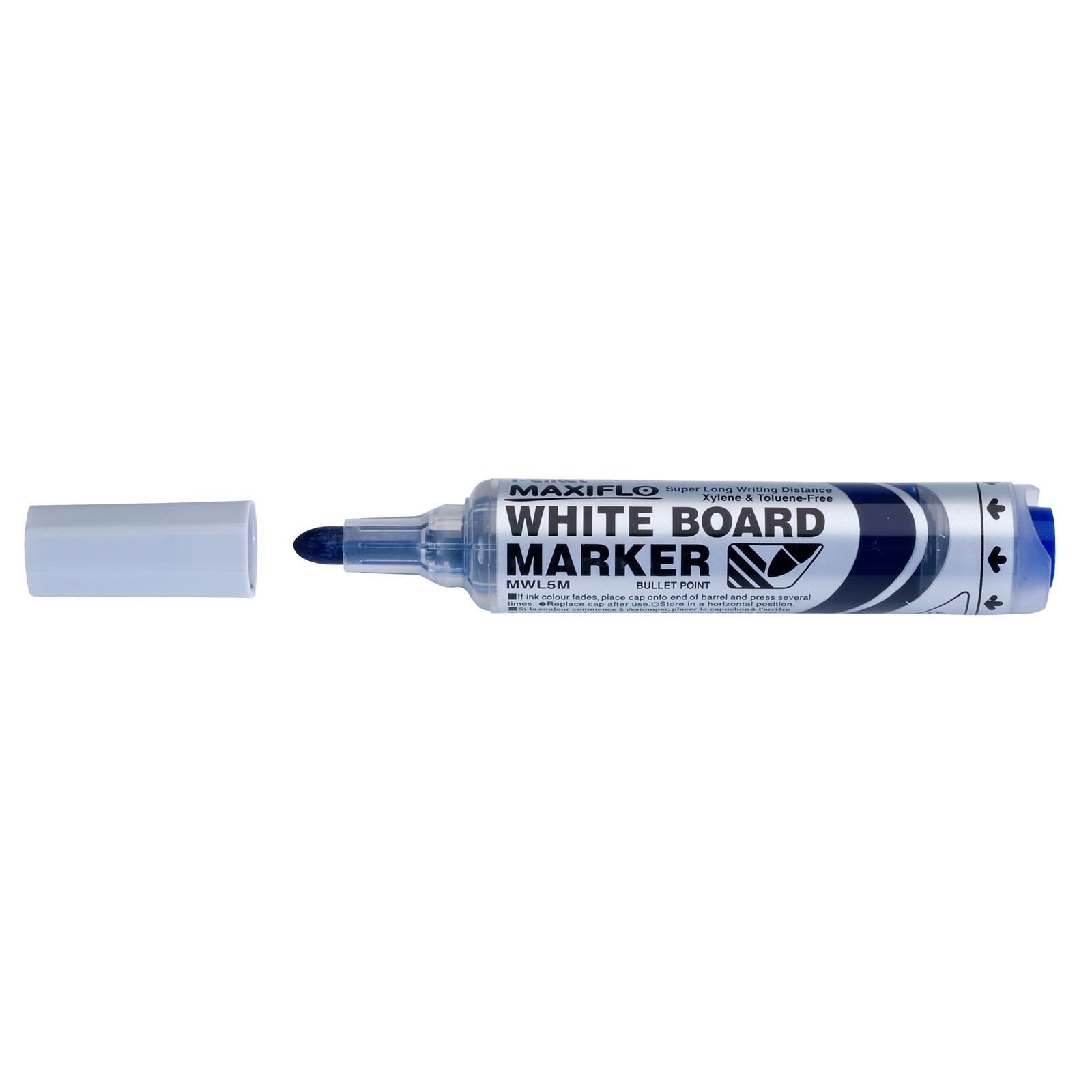 Pentel Whiteboard Bullet Tip Markers - Blue