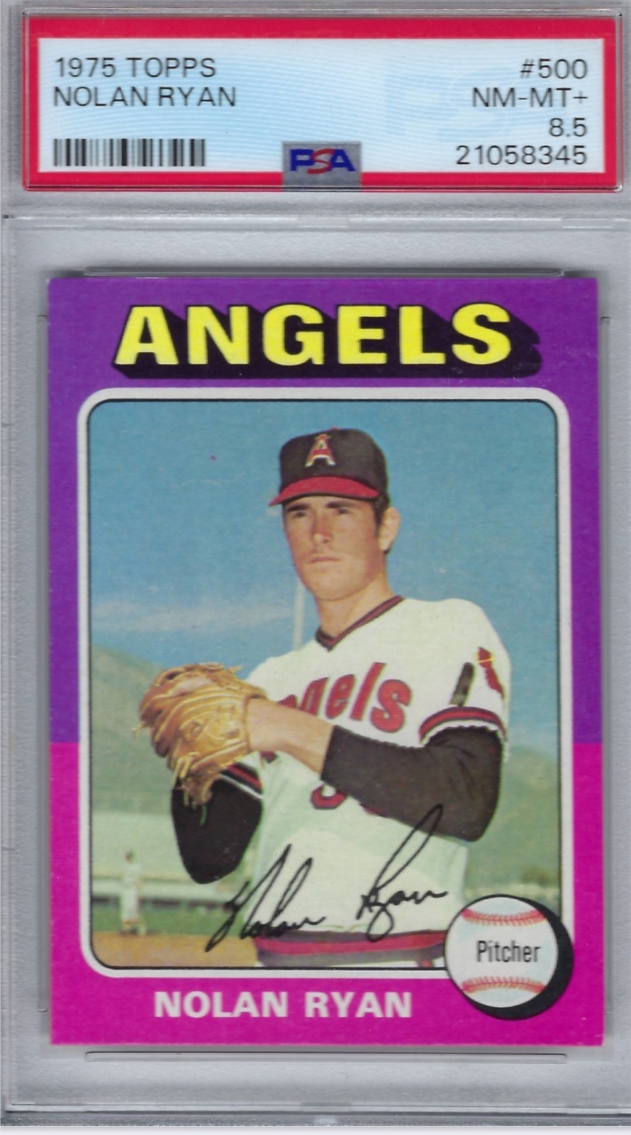 1975 Topps Nolan Ryan #500 PSA 8.5 (Very Rare) view 1