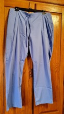 Scrubstar Scrub Pants XL, Lt.Blue, Perfect , Drawstring Waist, 30 Inseam B3