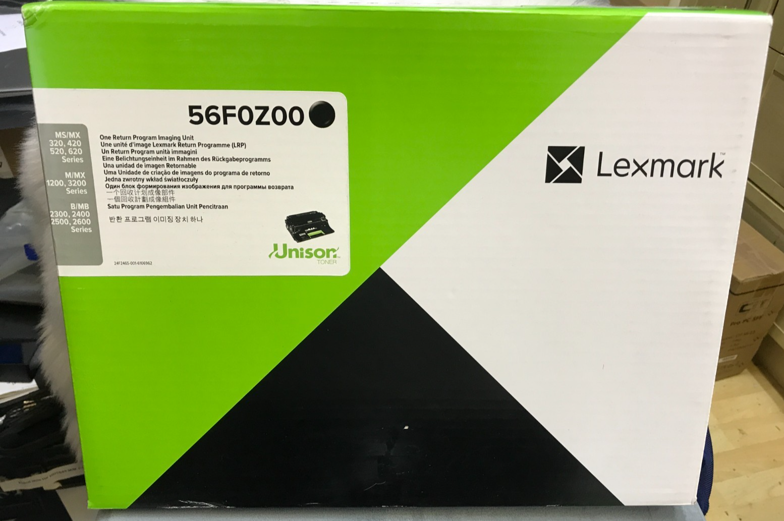 Genuine Lexmark 56F0Z00 Black Imaging Drum Unit MS/MX 320 420 520 620 Series Vat