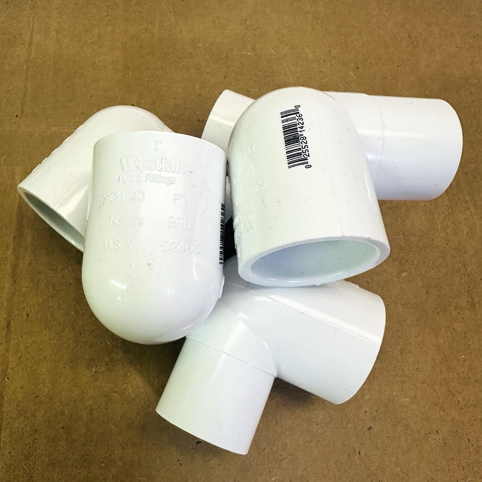 409-012 PVC SCH40 STREET ELBOW 1" 90 DEG