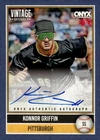 KONNOR GRIFFIN RC AUTO 2026 Onyx Vintage Autograph On Card /100 Blue B ID:166612