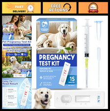 Dog Pregnancy Test Kit - Fast Accurate 15 Min Detection for Dogs Cats, 99 A