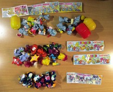 Figuren Konvolut mit 34 Mini Figuren Set 4 Ü-Ei 13 x Funny Fanten + 21 x diverse