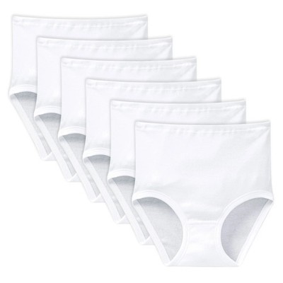 SCHIESSER Damen Taillenslips 6er Pack - Original Feinripp, Classic, Maxi Slip...
