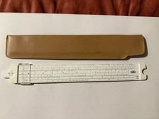 Vtg. Acumath #400 Slide Rule & Case - made in the USA