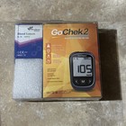 MicroTech GoChek2 Blood Glucose Meter Kit 100 Test Strips Lancing Device - NEW — photo 1