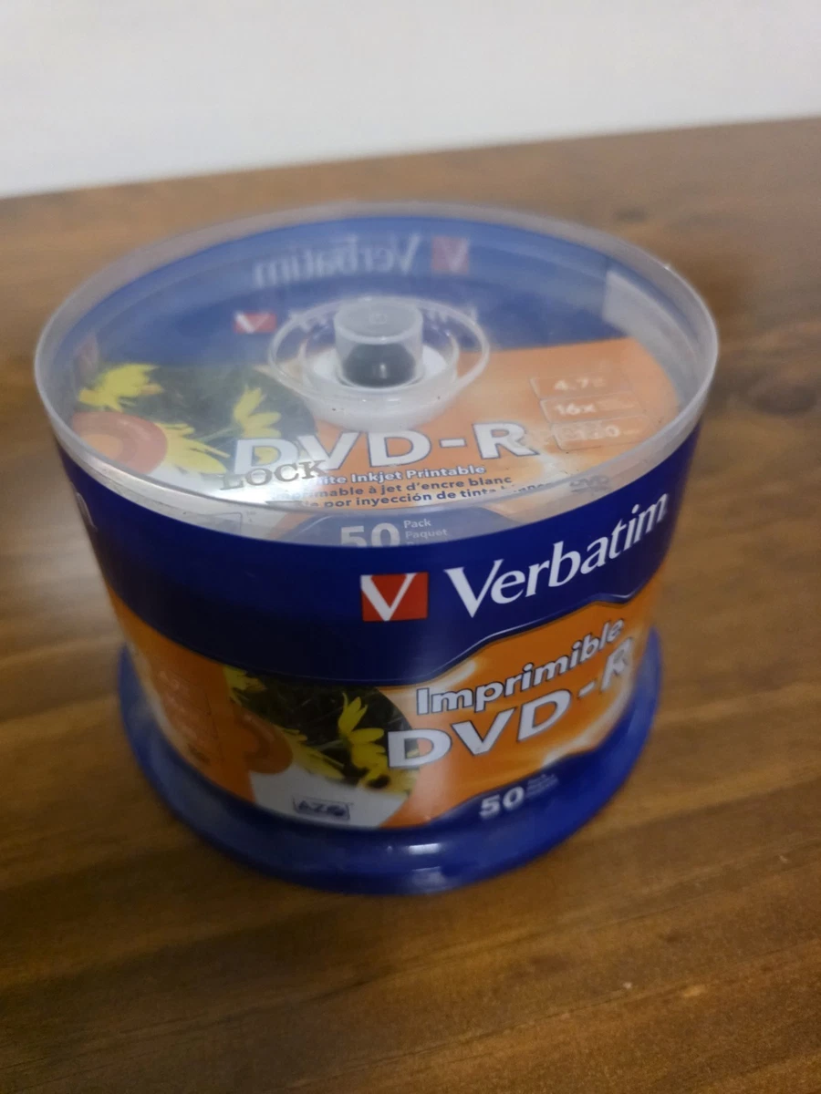 Vertatim Imprimable Dvd-R- 4.7gb-16x-120min