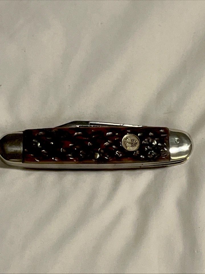 Antique H. Boker and Co’s improved cutlery Chestnut Bone Cigar Knife 1920s-40s - Image 2 of 4