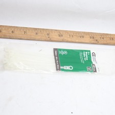 (10-Pk) Commercial Electric Mounting Cable Ties Natural 8" 295374