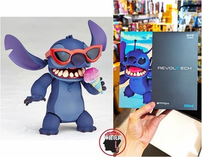 Authorized KAIYODO Revoltech NR035 Stitch 9cm Action Figure Disney