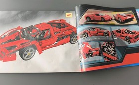 LEGO Instructions 8653 Racers Enzo Ferrari 1:10 Instruction Only