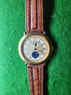 Vintage Seiko 6F22-6059 Gold Tone Moon Phase Men's Dress Watch