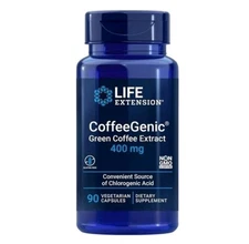 Life Extension CoffeeGenic Green Coffee Extract 400 mg 90 VegCap