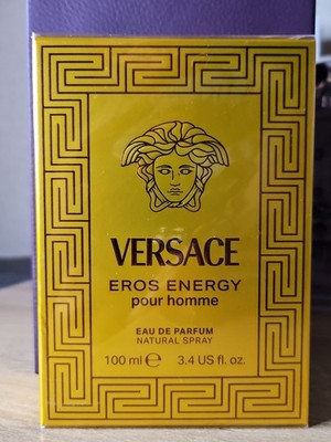 Versace Eros Energy Pour Homme Eau De Parfum EDP 3.4 oz 100 ml Men New Sealed