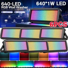 640 1W RGB LED Wall Wash Light Strobe DMX Stage Beam Light Party Light DJ Show