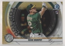 2020 Bowman Scouts Top 100 Chrome Gold Refractor 40/50 Sean Murphy #BTP-79 9ji