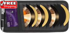 Cd Visor Holder For Car Visor Cd Holder 12 Dvd Organizer With 1 Mesh Pocket 1