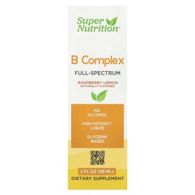B Complex, Full Spectrum, Raspberry Lemon, 2 fl oz (59 ml)