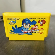 Rockman 6 Nintendo Famicom Capcom 1993 Japanese Version CAP-6V Mega Man Rare