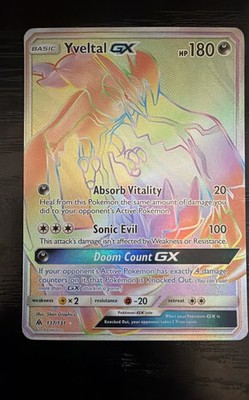Yveltal GX (Secret) 137/131 Sm-Forbidden Light Holo