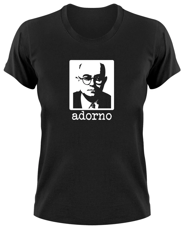 Theodor W Adorno Damen T-Shirt Frankfurter Schule Kritische Theorie Philosoph - Bild 1 von 1