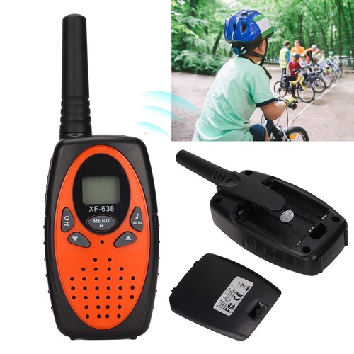 2pcs Wireless Walkie Talkie Hand Held 0.5W 3km Long Range Orange 2‑Way Radi Kit - Zdjęcie 11 z 12