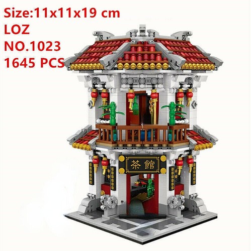 LOZ MINI Blocks Kids Building Toys Bricks Chinese Teahouse Gift Home Decor 1023