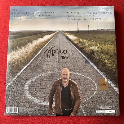VASCO ROSSI Wir sind hier DOPPEL LP BUNT HANDSIGNIERT NUMMERIERT VERSIEGELT Vinyl