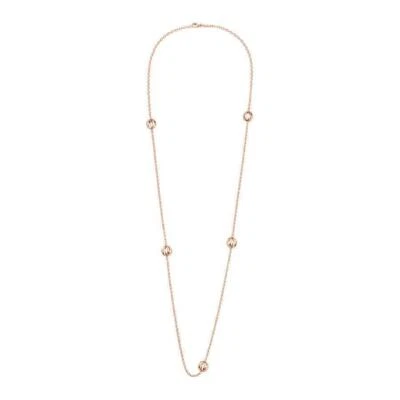 Collier Femme CALVIN KLEIN SHOW KJ4XPN100100 Acier Inoxydable Gold Rose - Photo 1/3