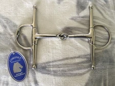 Intrepid International Eggbutt Full Cheek Bit - 5" w/6 1/2" Cheeks 260035 NWT.