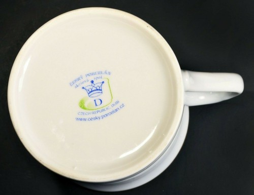 Taza de carreras de caballos Equestrian Cesky porcelana República Checa Dubi 25 aniversario - Imagen 4 de 4