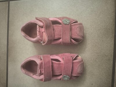   Superfit Sandalen   Größe 21   in Rosa mit Blumenapplikationen