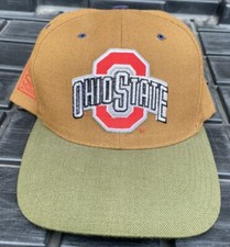 Vintage Ohio State Buckeyes American Needle Blockhead SnapBack Hat Cap Earth