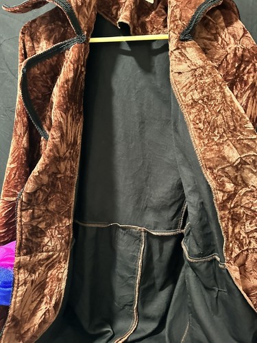 Tabi's Characters Mad Hatter Jacket Halloween Costume maroon brown polyester - 第 8/17 張圖片