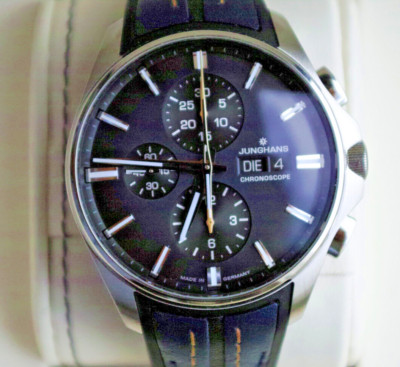 JUNGHANS Herren Uhr Meister S Chronoscope   Ref. 27/4227.00   NEU FULL SET