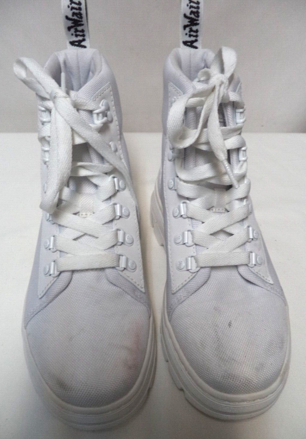 Dr Doc Martens Combs Poly Casual Boots Combat ankle canvas Air Wair Women Size 7 thumbnail 5