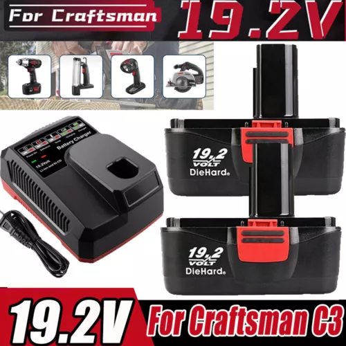Packung für Craftsman 19,2 Volt Akku C3 DieHard 130279005 11376 130279003 11375 - Bild 1 von 20