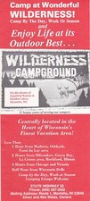 1980's Wilderness Campground Montello Wisconsin Brochure