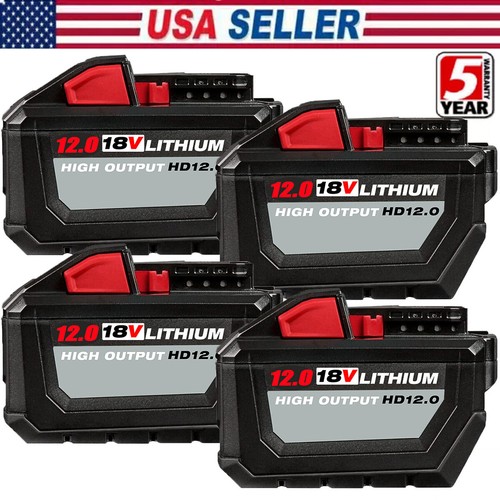 18V For Milwaukee For M18 12.0AH Battery Lithium Extended Capacity 48-11-1860