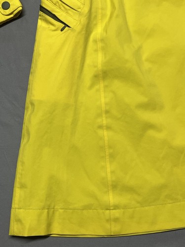 Vintage MU Sports Japan Logo Jacket Coat Windbreaker Yellow Convertible Sleeves - Picture 12 of 24