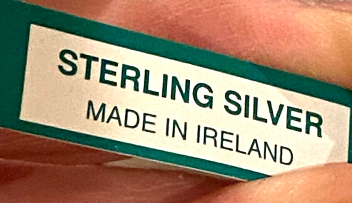 Sterling Silver Connemara Irish Marble Pendant Necklace by J.C. Walsh & Sons