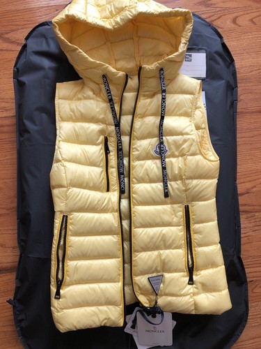 Moncler Yellow Woman Sucrette Gilet 