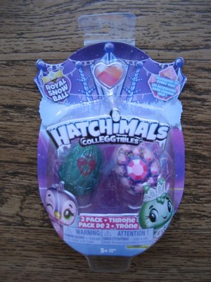 Spin Master Hatchimals Royal Snow Ball Pack Of 2 Figures With Throne Ages 5+ NEW