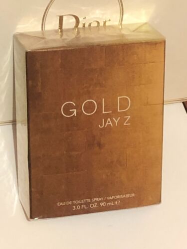GOLD JAY Z EDT 90ML NEW FOR MEN SEALED RARE - Picture 1 of 2