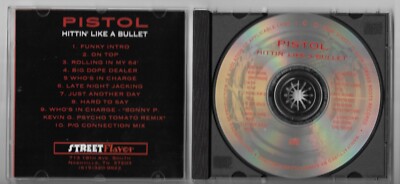 G-RAP / Pistol – Hittin' Like A Bullet Pistol – Hittin' Like A Bullet – Vinyl (LP, Album), 1994